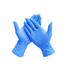 Перчатки нитрил. неопудр., KLEVER(голубые)  р XL 100 шт/упак, Китай
