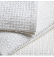 Полотенце вафельное, 100% хлопок, 45*75см. 230 г/м.кв. ГОСТ отбелен, оверлок,РФ