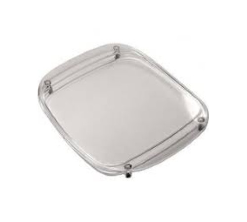 Монетница прямоугольная 205-170 мм пластик, цвет бесцветный , РБ