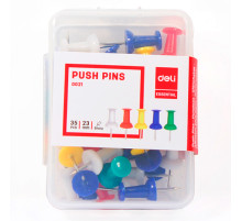 Кнопки-гвоздики цветные, ассорти Дели 35шт/уп, Китай