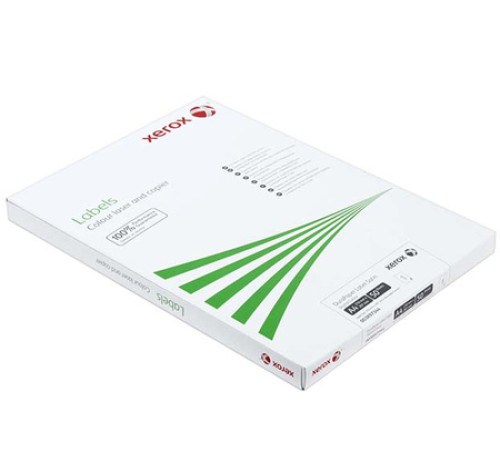 Наклейки полиэстровые А4 50л Xerox матовые белые на основе DuraPaper , Германия