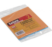 Салфетки губчатые целлюлоза 15*17см 2шт/упак. РБ