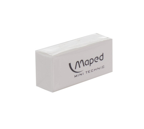 ластик Maped "Technic" 300 белый, целлоф. 011300. Франция