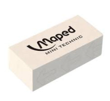 Ластик Maped "Technic" 300 белый, целлоф. 011301. Германия