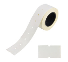 Этикет-лента 21*12мм белая 1000 эт./рул, Китай