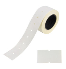 Этикет-лента 21*12мм белая 1000 эт./рул, Китай