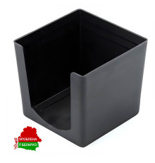 Бокс 90*90*90 мм для бумаг, пластм. черный, РБ