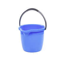 Ведро 12л пластик №11, синее со сливом. РБ