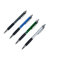 Ручка шарик/автомат "Sapphire"" Cello, 0,6мм,прорезиненный грип,пласт. корп., синий стержень, Индия