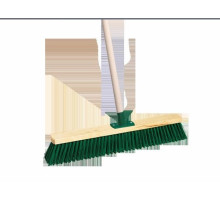 Щетка 60*6см промышл для подметания деревян универс.,жесткий ворс 60*6 см, черенок 125 см, РБ