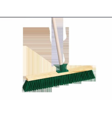 Щетка 60*6см промышл для подметания деревян универс.,жесткий ворс 60*6 см, черенок 125 см, РБ