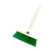 Щетка 42*6,5см с ворсом для подметания 4-хрядная  С ЧЕРЕНКОМ 120 см деревянная, РБ