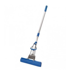 Швабра губчатая York Топ Моп Азур с системой отжима, моп : 275*60*70мм, ручка 860-1200мм. Китай