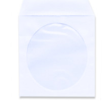 Конверт бумажный на 1 CD диск, с окном (100 шт./уп), Польша,