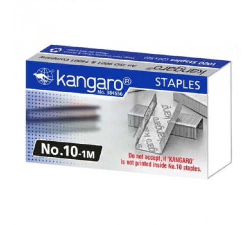 Скобы №10 Кангаро (1000 шт) /Индия
