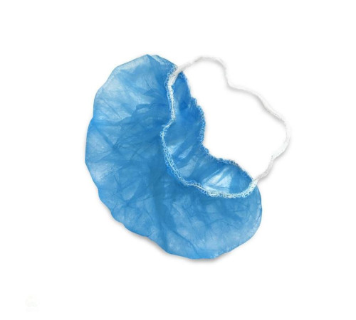 Набородник одноразовый, 20гр./кв.м, цв. голубой, 100 шт/упак, РФ