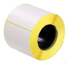 Этикетка самоклеящаяся 100*100 /40-500 п/гл, Ж (18 рул/кор). РБ