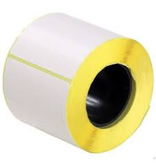 Этикетка самоклеящаяся 100*100 /40-500 п/гл, Ж (18 рул/кор). РБ