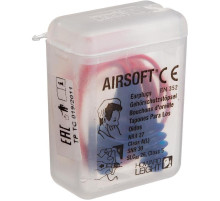 Беруши противошумные многоразовые со шнурком ЭйрСофт 50пар/упак,SNR30дб, Мексика