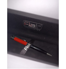 Ручка шарик/автомат в футляре, Flair, корпус-черн/кр, акрил/металл,Индия