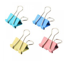 Зажим для бумаг 32 мм цветной, (12шт/уп) Attache Economy, Китай