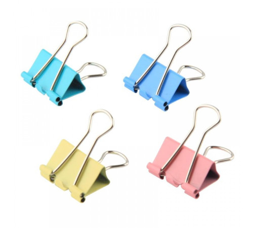 Зажим для бумаг 32 мм цветной, (12шт/уп) Attache Economy, Китай