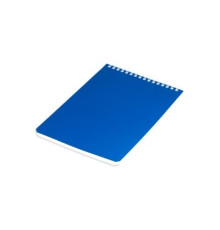 Блокнот А5 60л., гребень, лакированная обл., BRAUBERG, Синий, 146*205мм,РФ