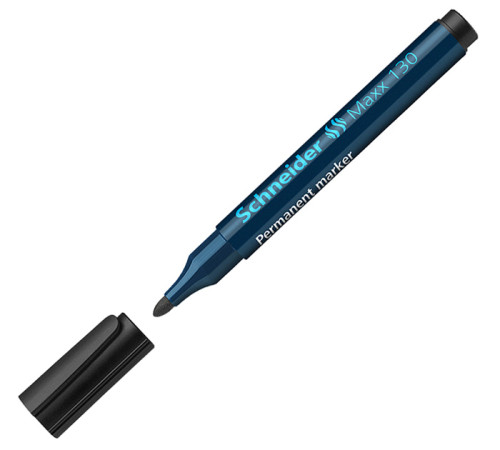 Маркер перманентный черный Schneider Maxx 130 (1-3мм), Германия