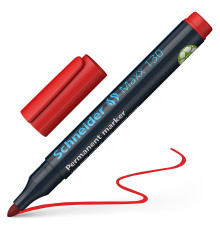 Маркер перманентный Красный Schneider Maxx 130 (1-3мм), Германия