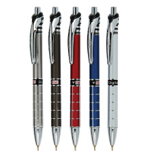 Ручка шарик/автомат Flair DIGITAL , стерж. иголь. синий масляный, металлич корп., 0,7 мм, Индия