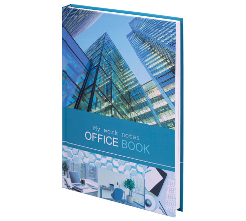 Ежедневник А5, 128 л., недатированный, 7БЦ, глянцевая ламинация, «Office», РФ