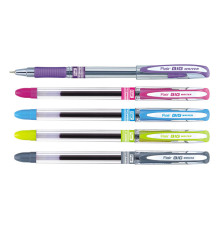 Ручка шариковая, синий стержень, 0.7 мм, BIG WRITER,корпус прозр. ассорти, Flair, Индия