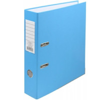 Папка регистратор А4 ПВХ  Эко светло-голубой 75 мм, РФ