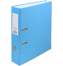 Папка регистратор А4 ПВХ  Эко светло-голубой 75 мм, РФ