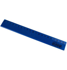 Линейка 20см пластиковая синяя, №1 School,  Беларусь