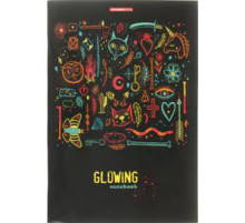 Тетрадь общая А4, 80 л. на скобе «Мерцание», 185*270 мм, клетка,РФ