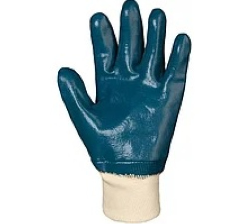 Перчатки нитриловые манжет-резинка  полный облив, BVB, р-р 10,5Китай