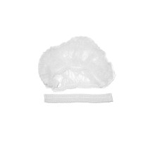 Шапочка одноразовая  Шарлотта  белый 100шт/уп. р-р XL, РФ
