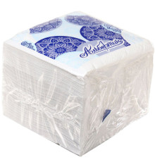 Салфетки сервировочные  бумажные белые, 100 шт/пач., 23*23 см, 45пач/кор. РБ