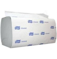 Полотенца ZZ сложения. Однослойные, с тиснением.Tork SingUniwersal 250л. (20 пач/уп) 23*11,5 см,РФ
