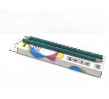 Карандаш ч/г НВ без ластика корпус пласт.зелен., Silwerhof, Китай