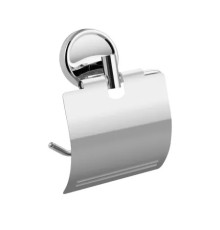 Держатель туалетной бумаги САНАКС с крышкой, металл хром, 115*155 мм, Китай