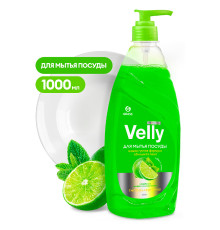 1000 мл Средство д/мытья посуды "Velly Premium" лайм и мята " 1000 мл, РФ