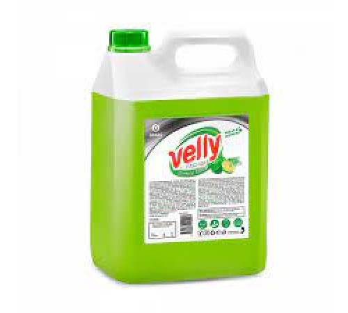 5000 мл Средство д/мытья посуды "Velly light зеленое яблоко", РФ