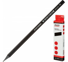 Карандаш ч/г НВ без ластика шестигранный пластиковый,  Attache Economy,РФ