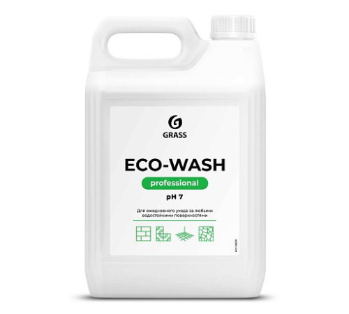 5000г Средство моющее универсальное низкопенное Eco-Wash, 5кг (стекло,паркет,ламинат,дерево)РФ