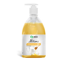 Мыло жидкое 0,5л  Milana  Молоко и мед с дозатор., РФ