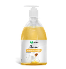 Мыло жидкое 0,5л  Milana  Молоко и мед с дозатор., РФ