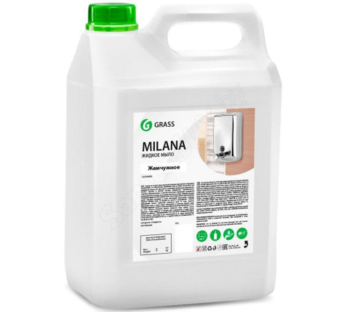 Мыло жидкое 5 кг (крем-мыло) Milana Жемчужное. РФ