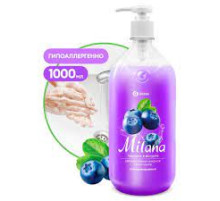 Мыло жидкое 1л  Milana  Черника в йогурте, РФ